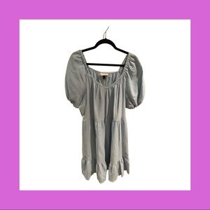 Universal Thread Goods Co. Light Blue Ruffled Babydoll Dress